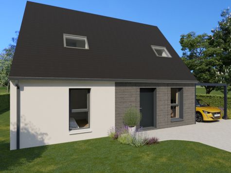 EVO : maison personnalisée par KOSY-M, constructeur à Angers (49) EVO : maison personnalisée par KOSY-M, constructeur à Angers (49)